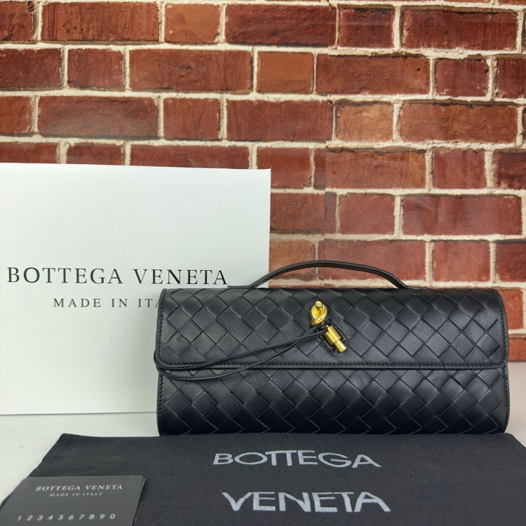 BOTTEGA VENETA ANDİAMO CLAUTCH SİYAH 